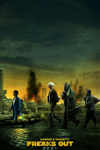 Freaks Out Movie 2021 Action Fantasy War Poster Wall Art Print Home Wall Decor - xonomax