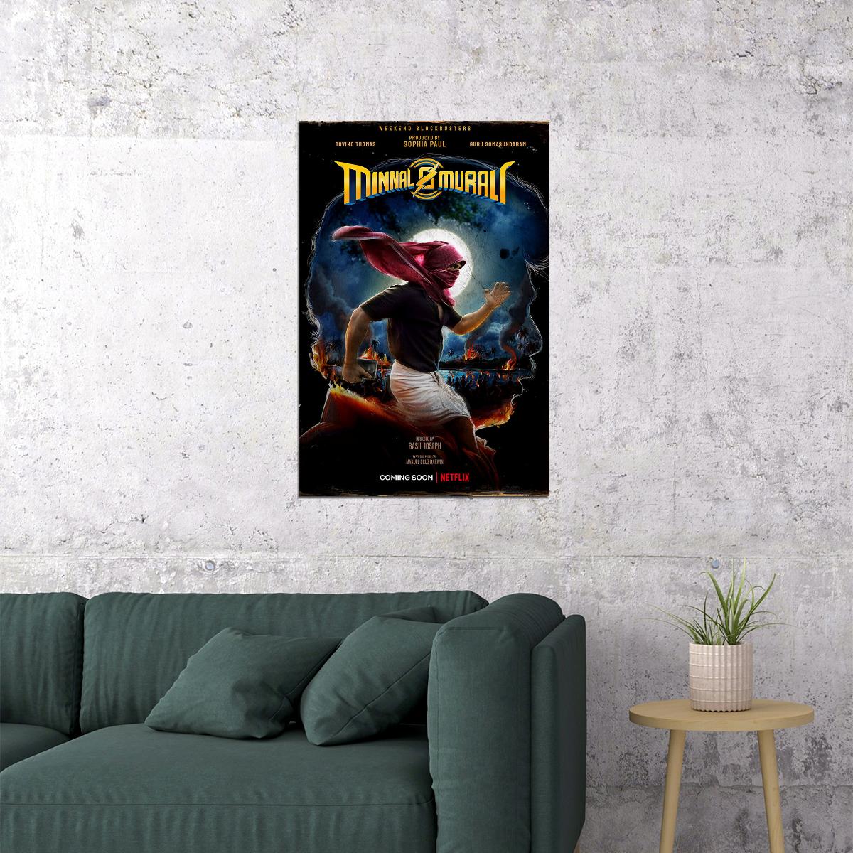 Lightning Murali 2 Movie 2021 Action Adventure Poster Wall Art Print Home Wall Decor - xonomax