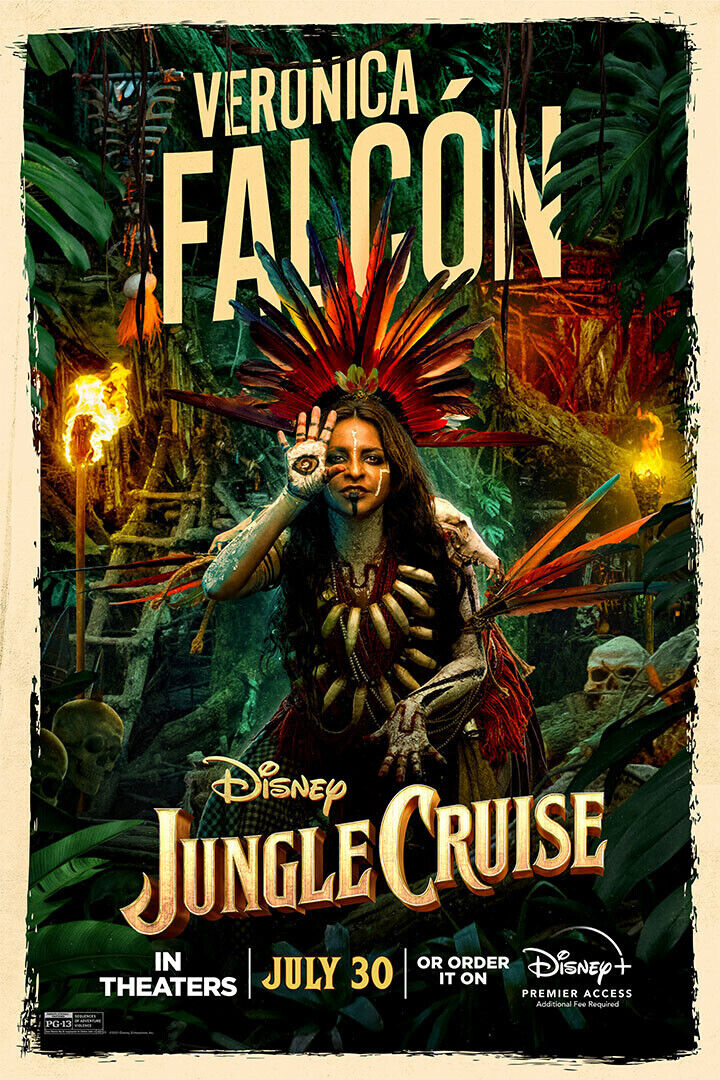 Jungle Cruise Full Character Movie 2021 Veronica Falcon Poster Wall Art Print Home Wall Decor - xonomax