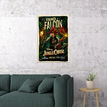 Jungle Cruise Full Character Movie 2021 Veronica Falcon Poster Wall Art Print Home Wall Decor - xonomax