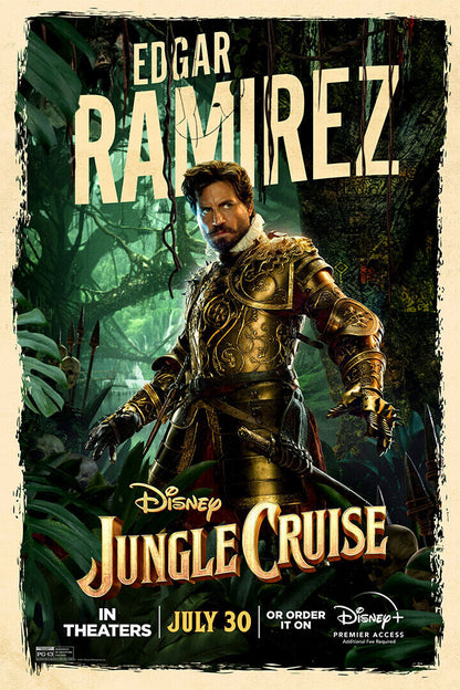Jungle Cruise Full Character Movie 2021 Travel Poster Wall Art Print Home Wall Decor - xonomax