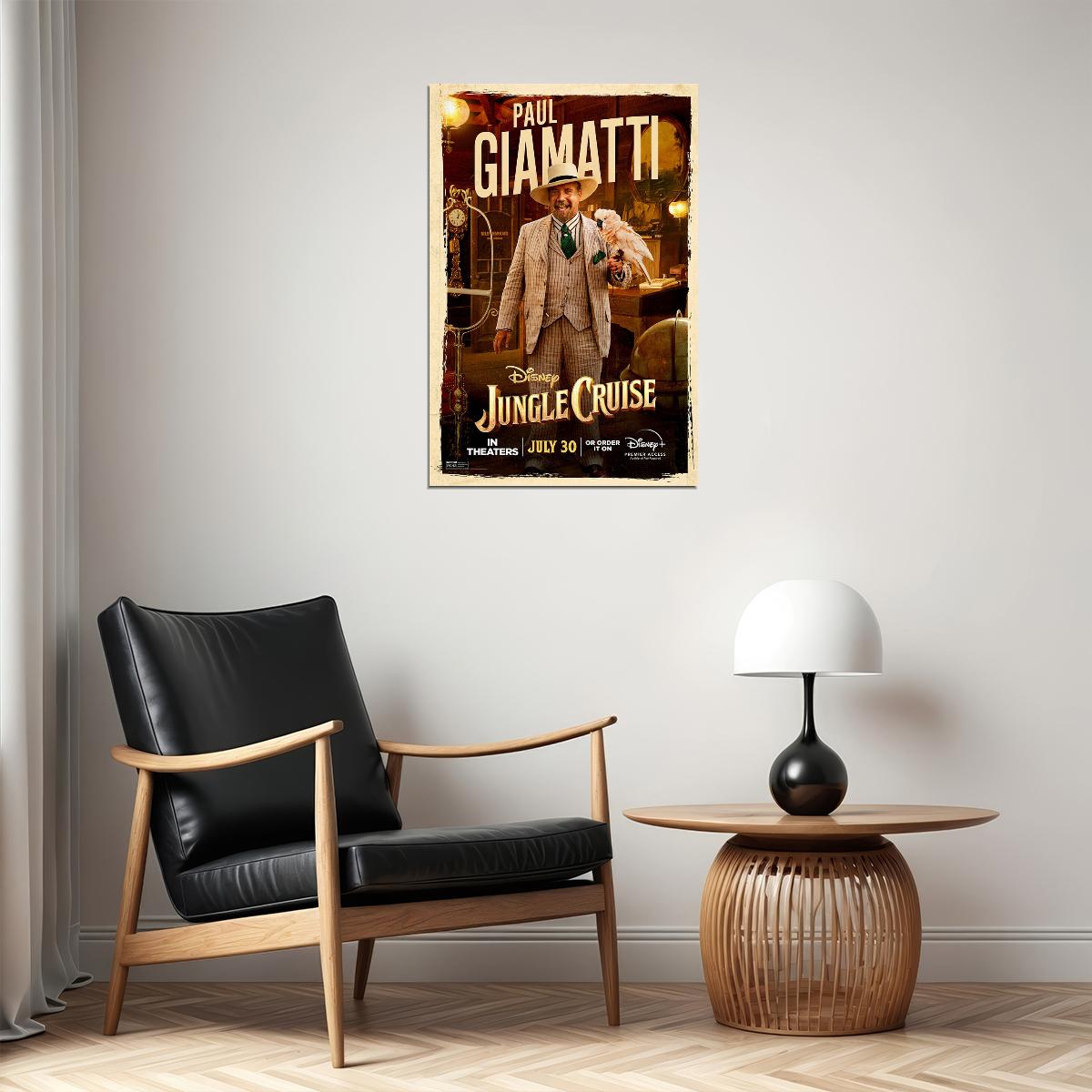 Jungle Cruise Full Character Movie 2021 Paul Gramatti Poster Wall Art Print Home Wall Decor - xonomax