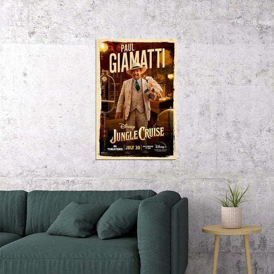 Jungle Cruise Full Character Movie 2021 Paul Gramatti Poster Wall Art Print Home Wall Decor - xonomax