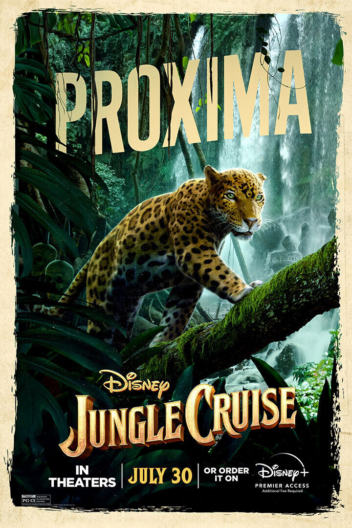 Jungle Cruise Full Character Movie 2021 Theatre Poster Wall Art Print Home Wall Decor - xonomax