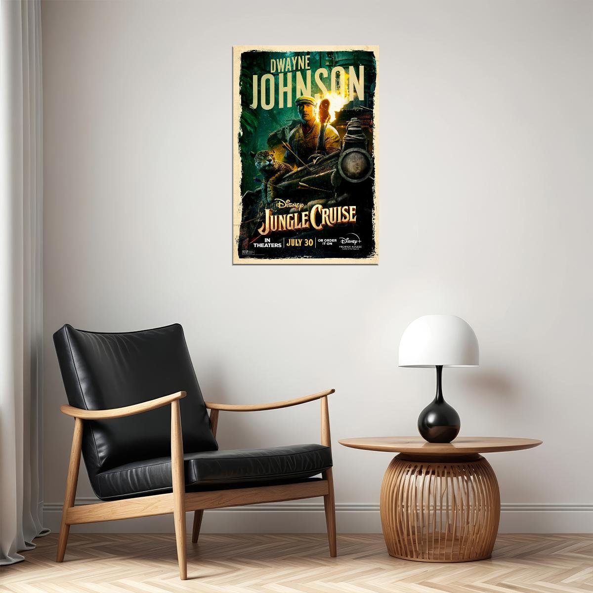 Jungle Cruise Full Character Movie 2021 Poster Wall Art Print Home Wall Decor - xonomax