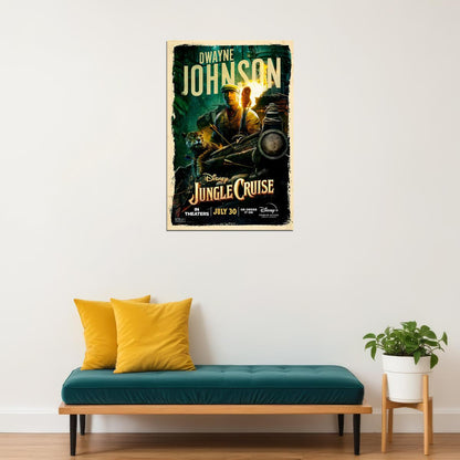 Jungle Cruise Full Character Movie 2021 Poster Wall Art Print Home Wall Decor - xonomax