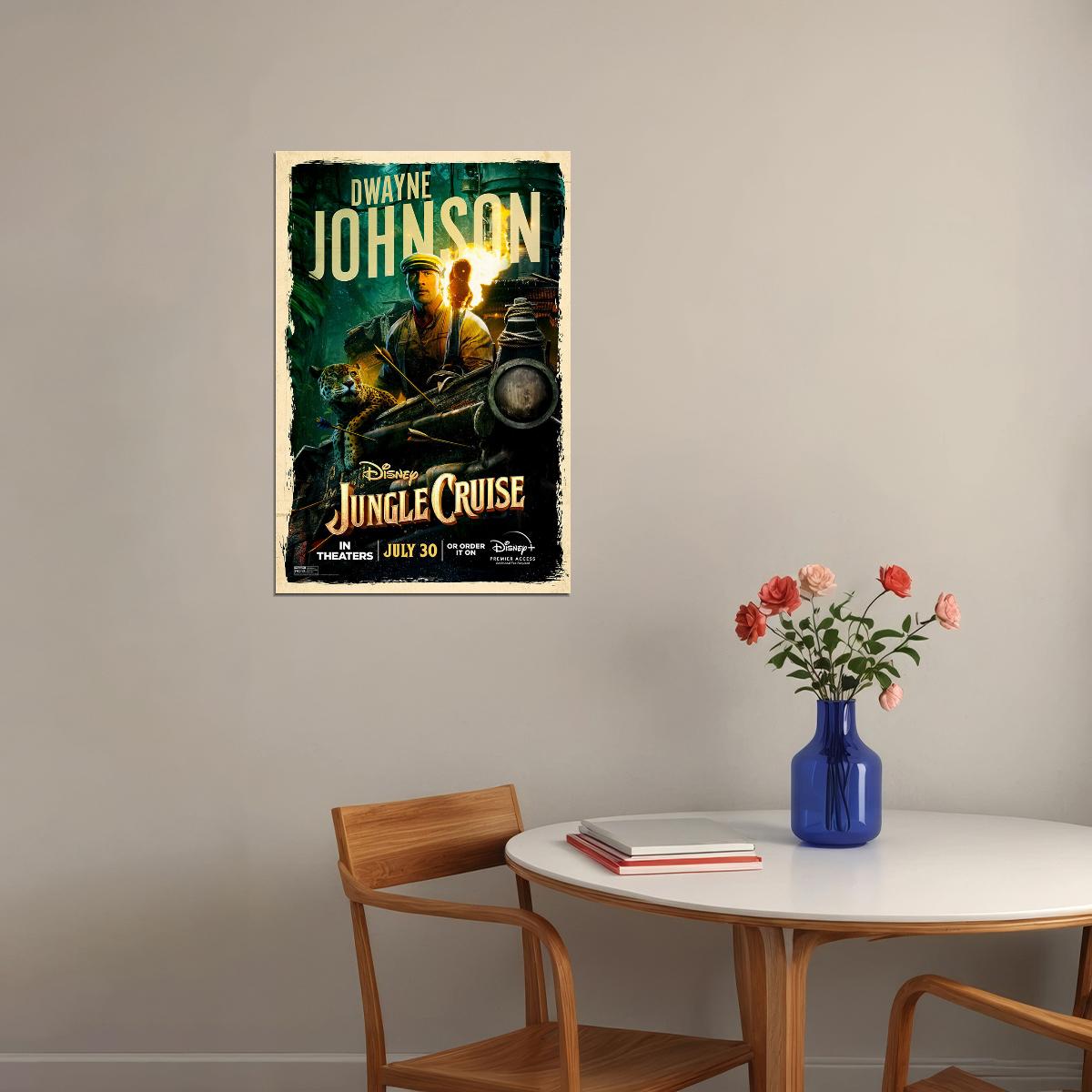 Jungle Cruise Full Character Movie 2021 Poster Wall Art Print Home Wall Decor - xonomax