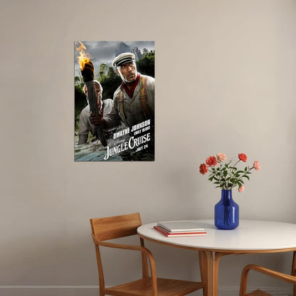 Jungle Cruise Full Character Movie 2021 Action Poster Wall Art Print Home Wall Decor - xonomax