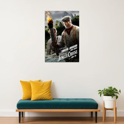Jungle Cruise Full Character Movie 2021 Action Poster Wall Art Print Home Wall Decor - xonomax