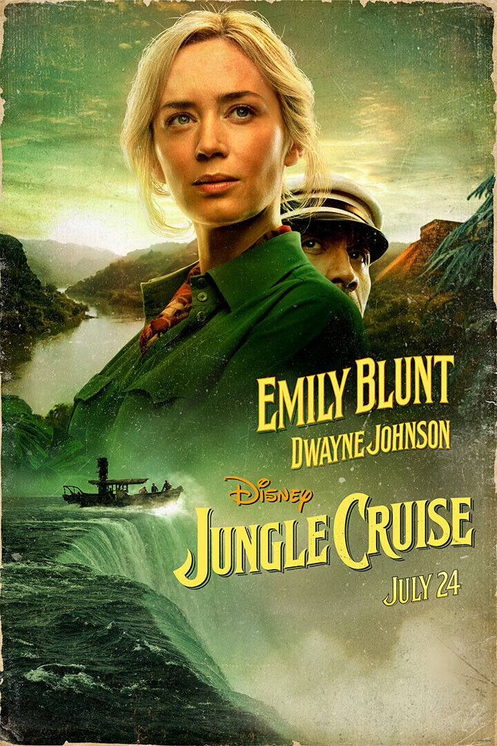 Jungle Cruise Full Character Movie 2021 Adventure Poster Wall Art Print Home Wall Decor - xonomax
