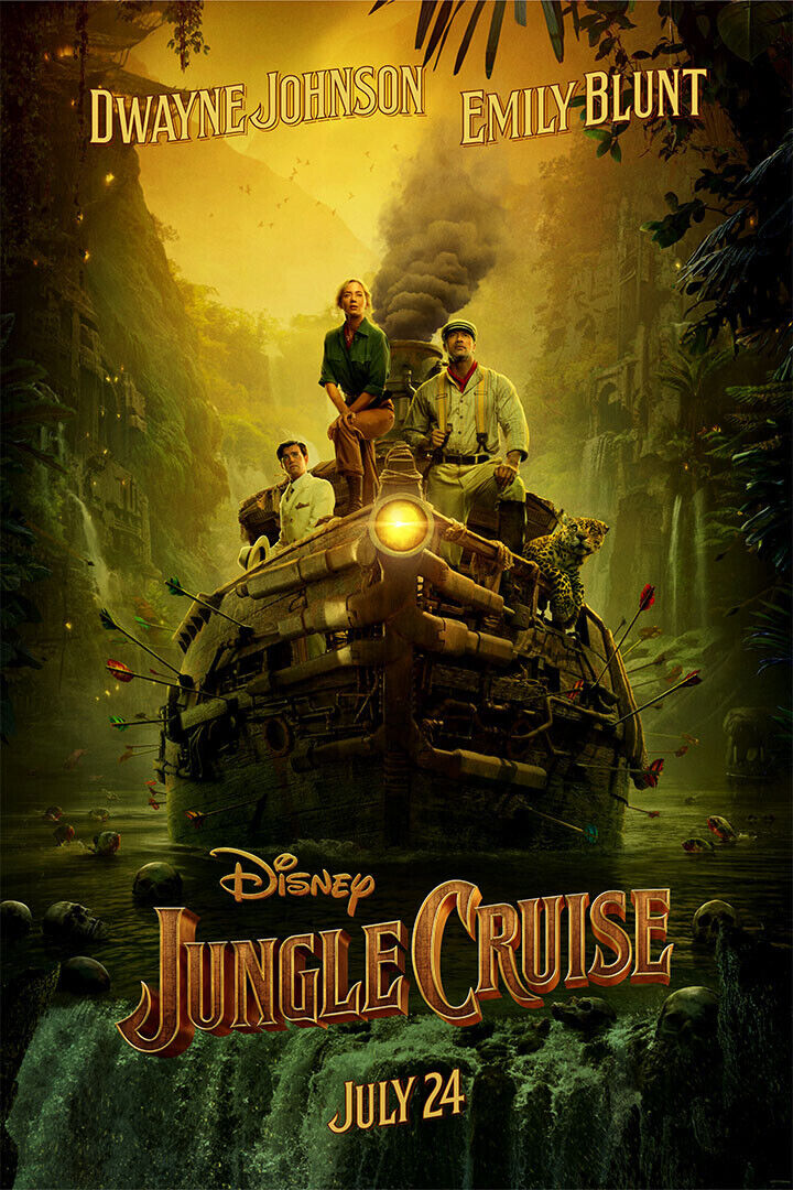 Jungle Cruise Full Character Movie 2021 Comedy Poster Wall Art Print Home Wall Decor - xonomax
