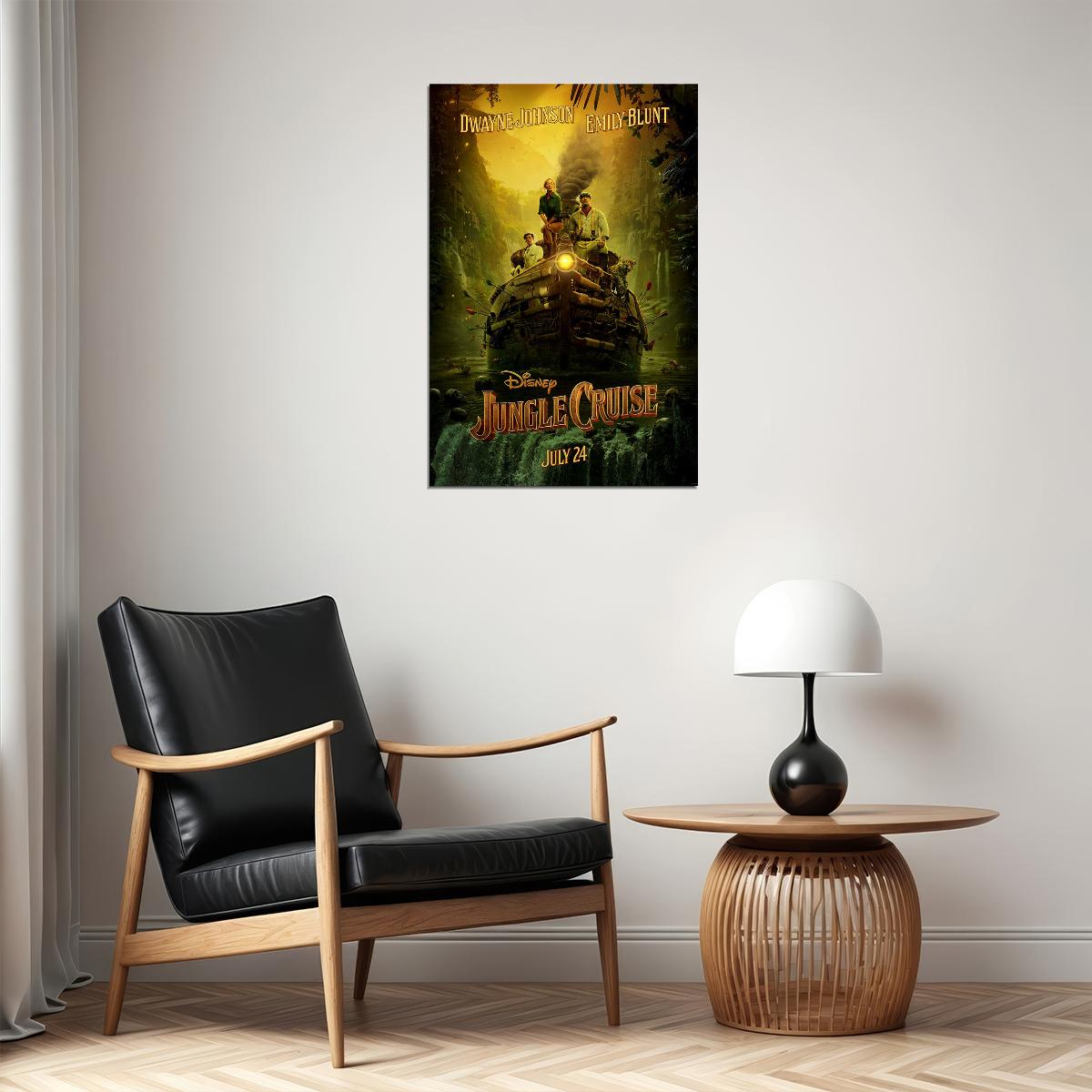 Jungle Cruise Full Character Movie 2021 Comedy Poster Wall Art Print Home Wall Decor - xonomax