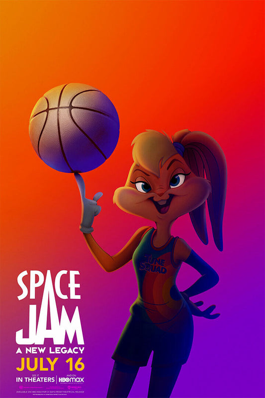Space Jam A New Legacy Movie 2021 Comedy Animation Poster Wall Art Print Home Wall Decor - xonomax