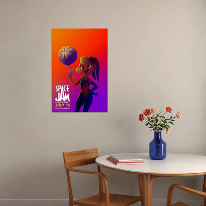 Space Jam A New Legacy Movie 2021 Comedy Animation Poster Wall Art Print Home Wall Decor - xonomax