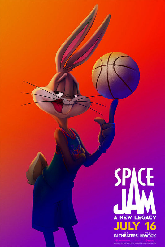 Space Jam A New Legacy Movie 2021 Action Animation Poster Wall Art Print Home Wall Decor - xonomax