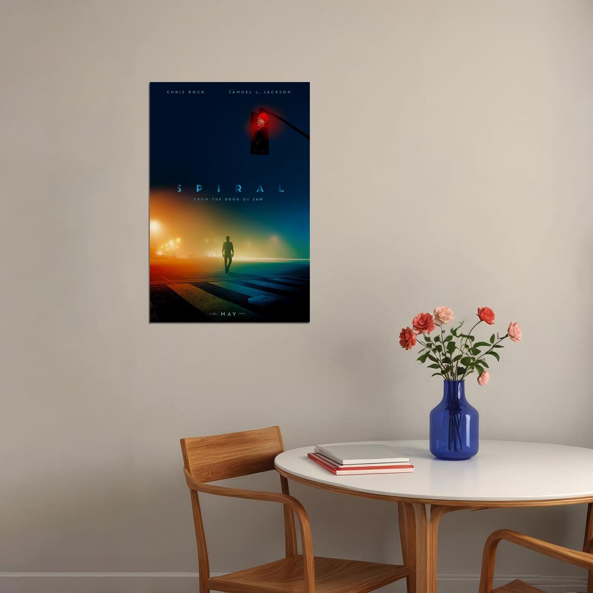 Spiral From The Book Of Saw Movie 2021 Horror Poster Wall Art Print Home Wall Decor - xonomax