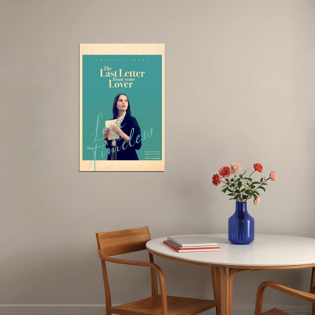 The Last Letter From Your Lover Movie 2021 Drama Poster Wall Art Print Home Wall Decor - xonomax