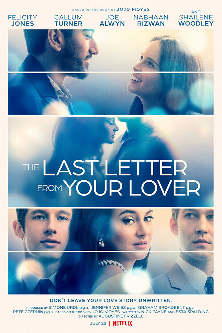 The Last Letter From Your Lover Movie 2021 Drama Poster Wall Art Print Home Wall Decor - xonomax