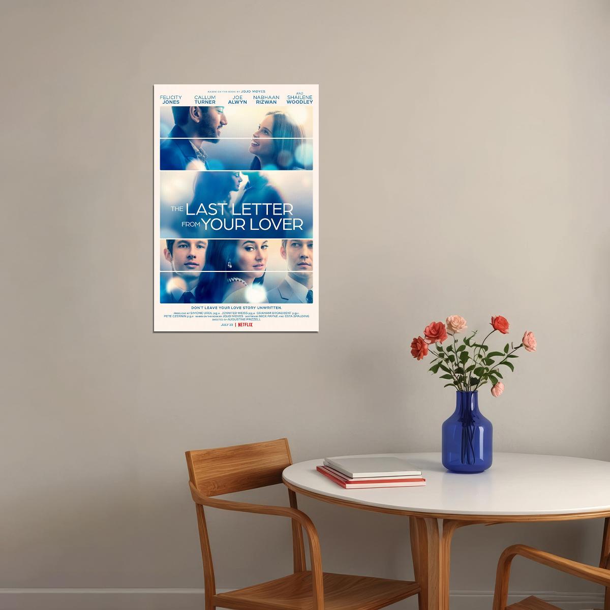 The Last Letter From Your Lover Movie 2021 Drama Poster Wall Art Print Home Wall Decor - xonomax