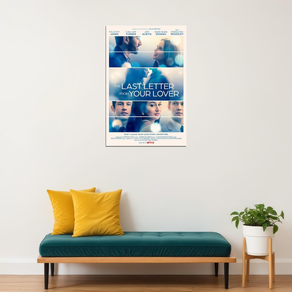 The Last Letter From Your Lover Movie 2021 Drama Poster Wall Art Print Home Wall Decor - xonomax