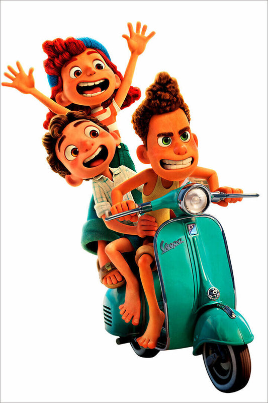 Luca Full Character Movie 2021 Excitement Comedy Poster Wall Art Print Home Wall Decor - xonomax