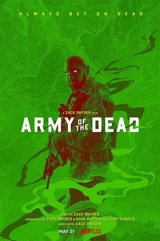 Army Of The Dead Movie 2021 Always Dad On Dead Action Poster Wall Art Print Home Wall Decor - xonomax