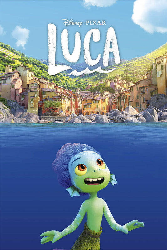 Luca Full Character Movie 2021 Comedy Animation Poster Wall Art Print Home Wall Decor - xonomax