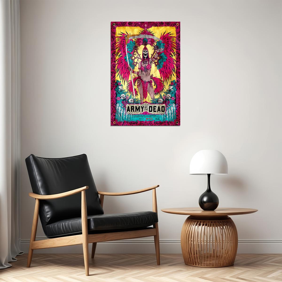Army Of The Dead Movie 2021 Action Horror Crime Poster Wall Art Print Home Wall Decor - xonomax