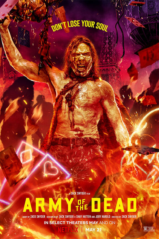 Army Of The Dead Movie 2021 Don't Lose Your Spirit Poster Wall Art Print Home Wall Decor - xonomax