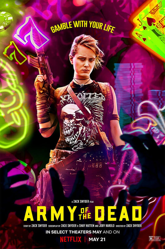 Army Of The Dead Movie 2021 Gamble With Your Life Poster Wall Art Print Home Wall Decor - xonomax