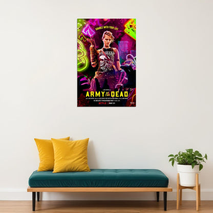 Army Of The Dead Movie 2021 Gamble With Your Life Poster Wall Art Print Home Wall Decor - xonomax
