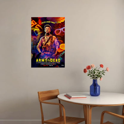 Army Of The Dead Movie 2021 Action Excitement Poster Wall Art Print Home Wall Decor - xonomax
