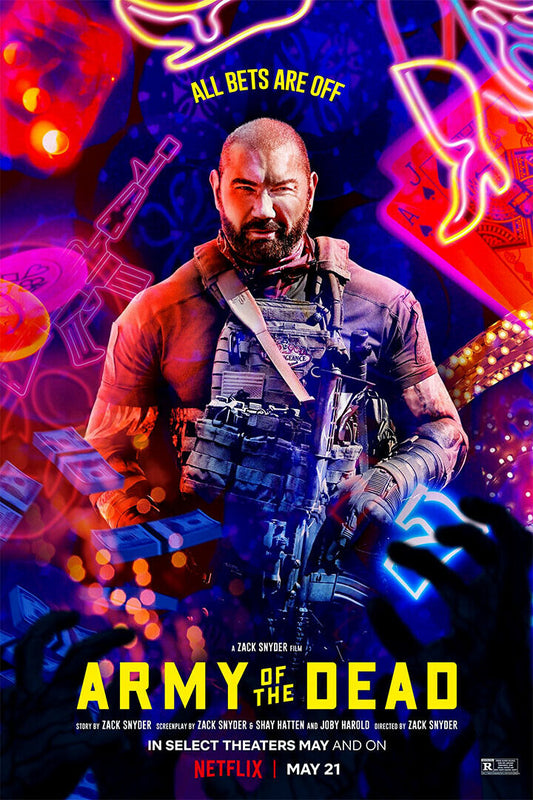 Army Of The Dead Movie 2021 Excitement Action Poster Wall Art Print Home Wall Decor - xonomax