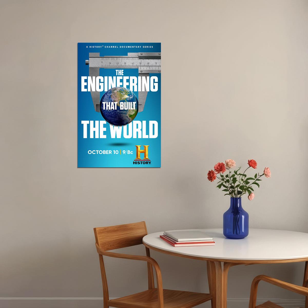 The Engineering That Built The World Movie 2021 Poster Wall Art Print Home Wall Decor - xonomax