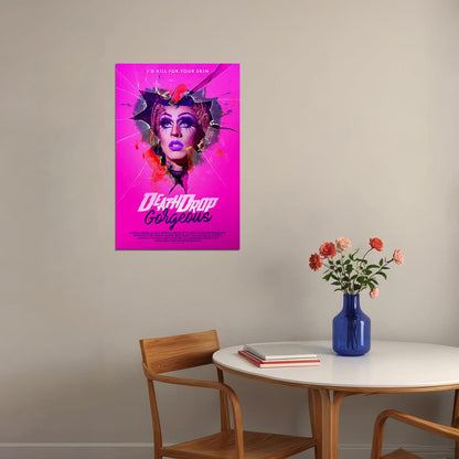 Death Drop Gorgeous Movie 2021 Comedy Horror Poster Wall Art Print Home Wall Decor - xonomax