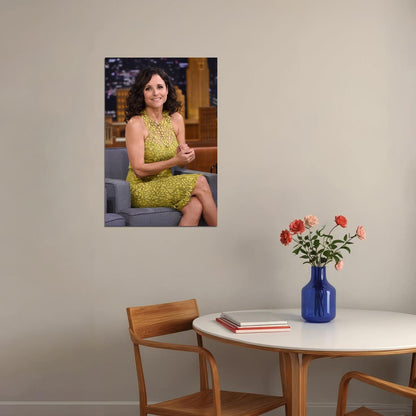 Julia Louis Dreyfus Celebrity Actress Comedian Poster Wall Art Print Home Wall Decor - xonomax
