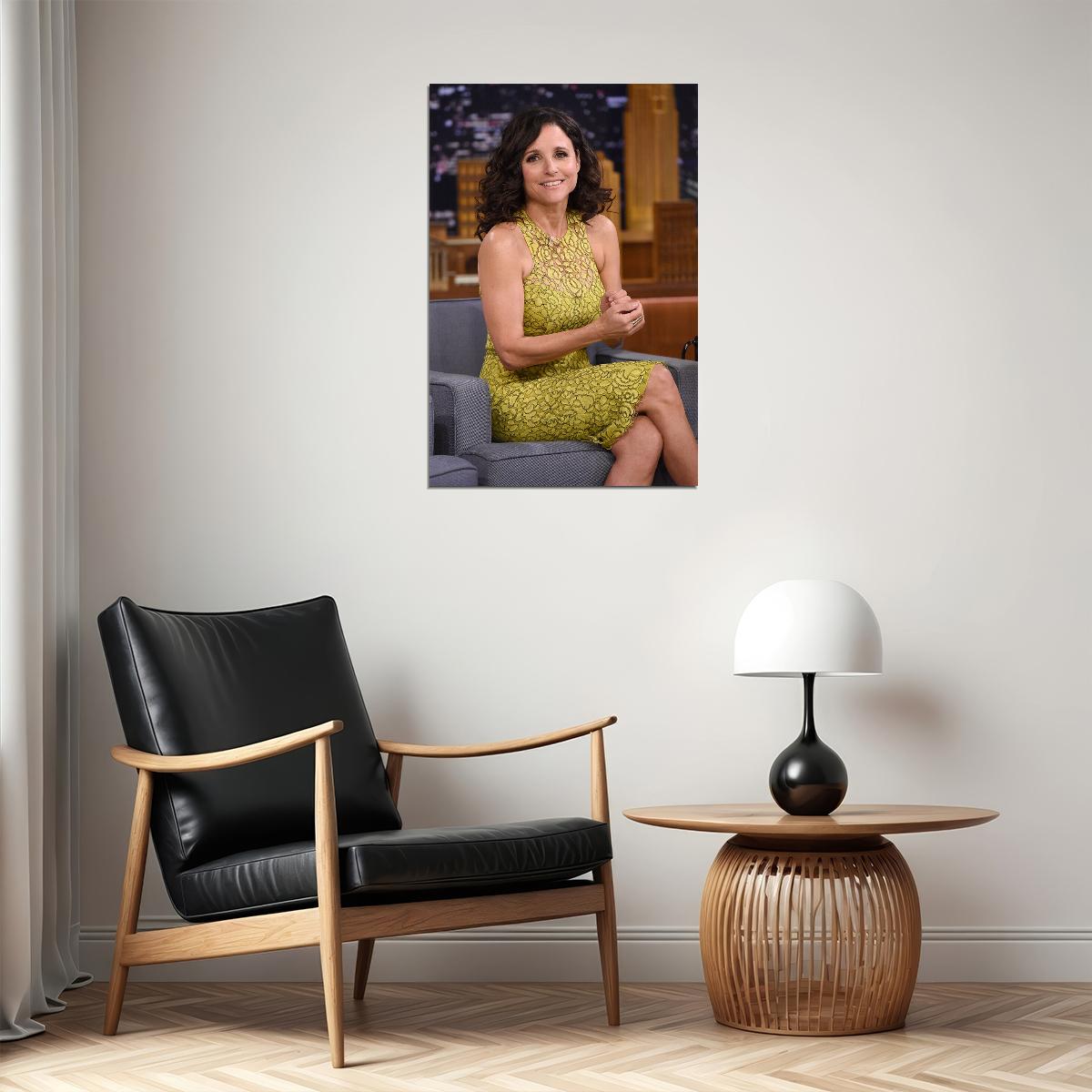 Julia Louis Dreyfus Celebrity Actress Comedian Poster Wall Art Print Home Wall Decor - xonomax