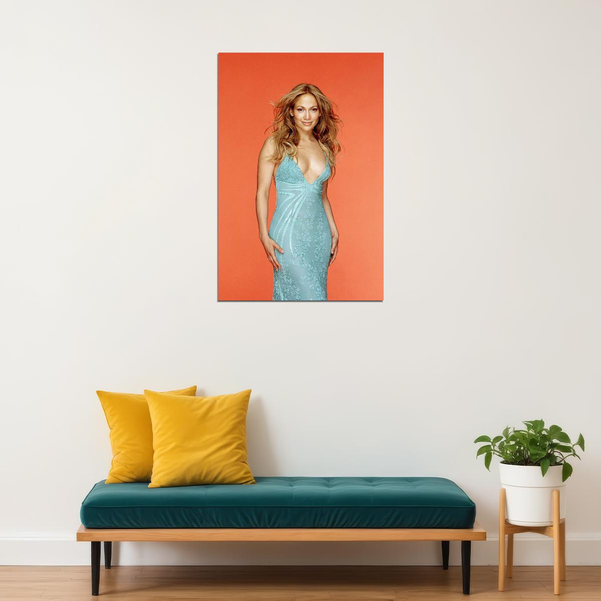 Jennifer Lopez Celebrity Singer Actress Star Poster Wall Art Print Home Wall Decor - xonomax