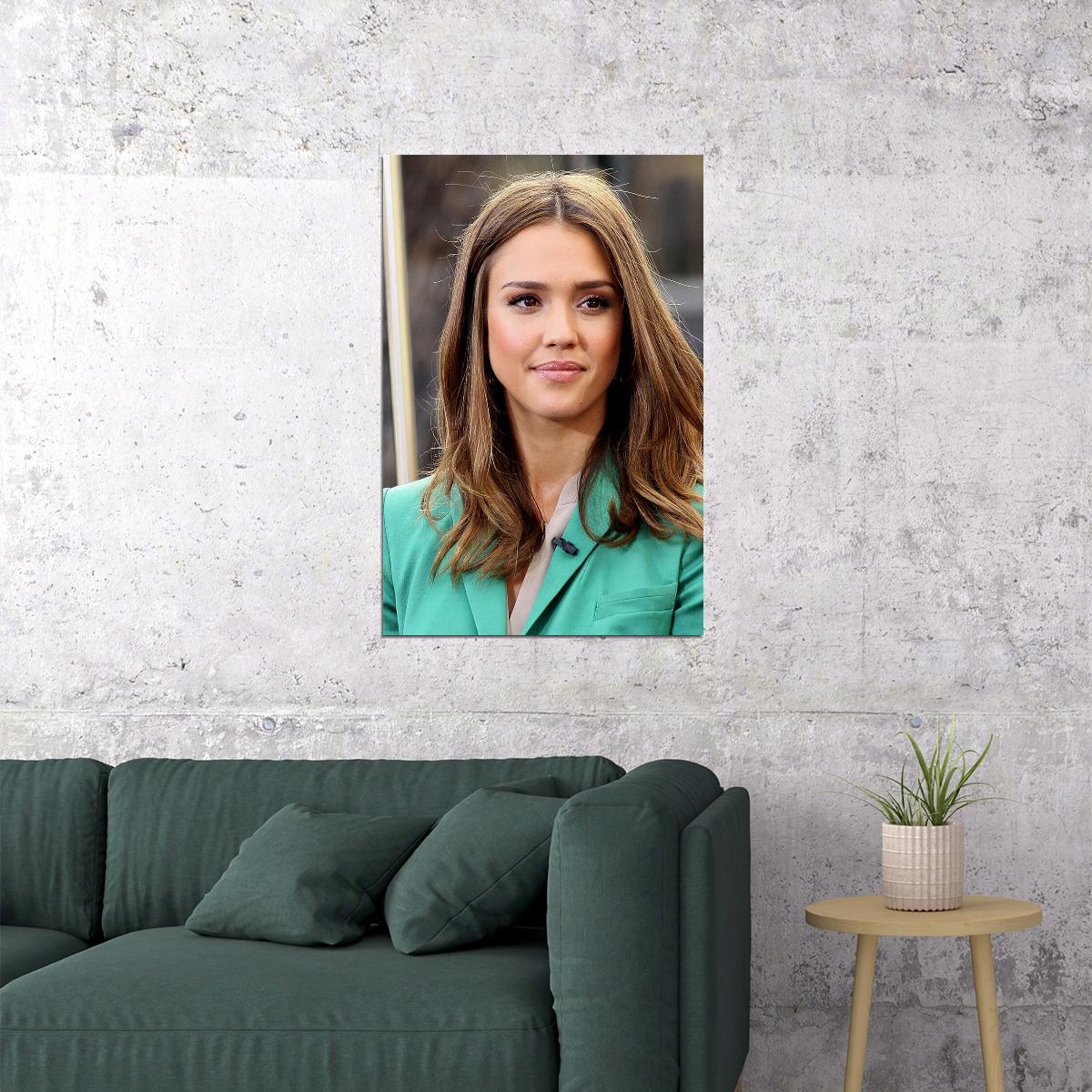 Jessica Alba Celebrity Cinema Actress Artist Poster Wall Art Print Home Wall Decor - xonomax