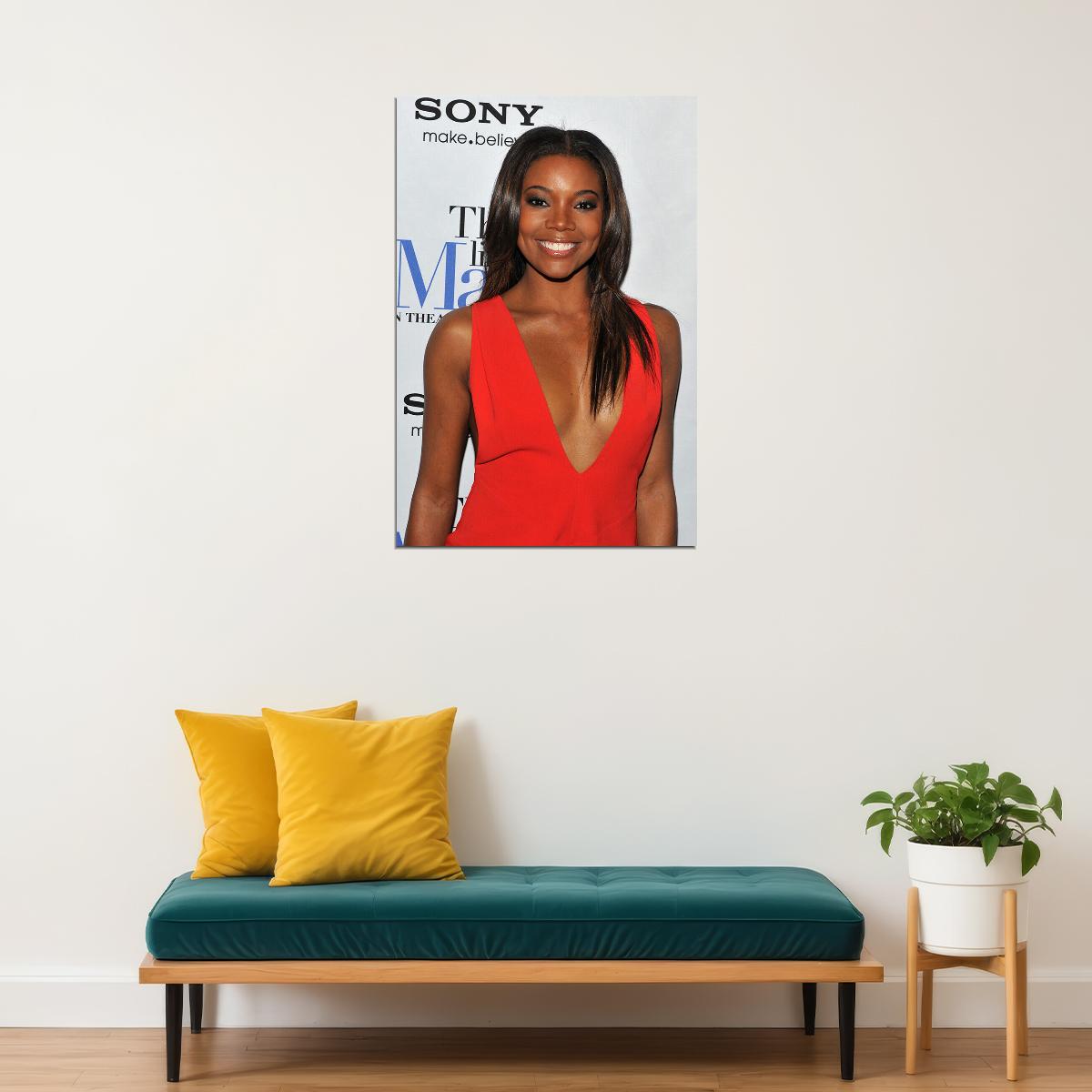 Gabrielle Union Sexy Actress Singer Actor Poster Wall Art Print Home Wall Decor - xonomax