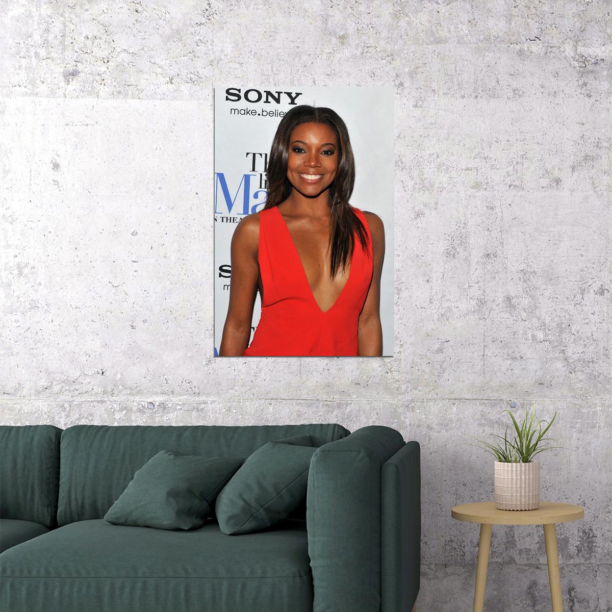 Gabrielle Union Sexy Actress Singer Actor Poster Wall Art Print Home Wall Decor - xonomax