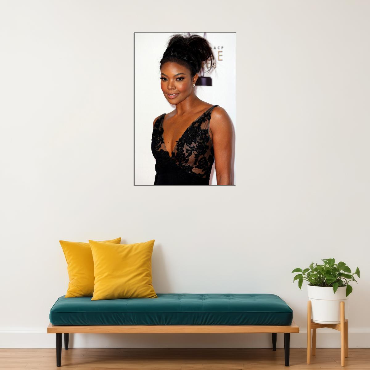 Gabrielle Union Celebrity Rapper Actor Writer Poster Wall Art Print Home Wall Decor - xonomax