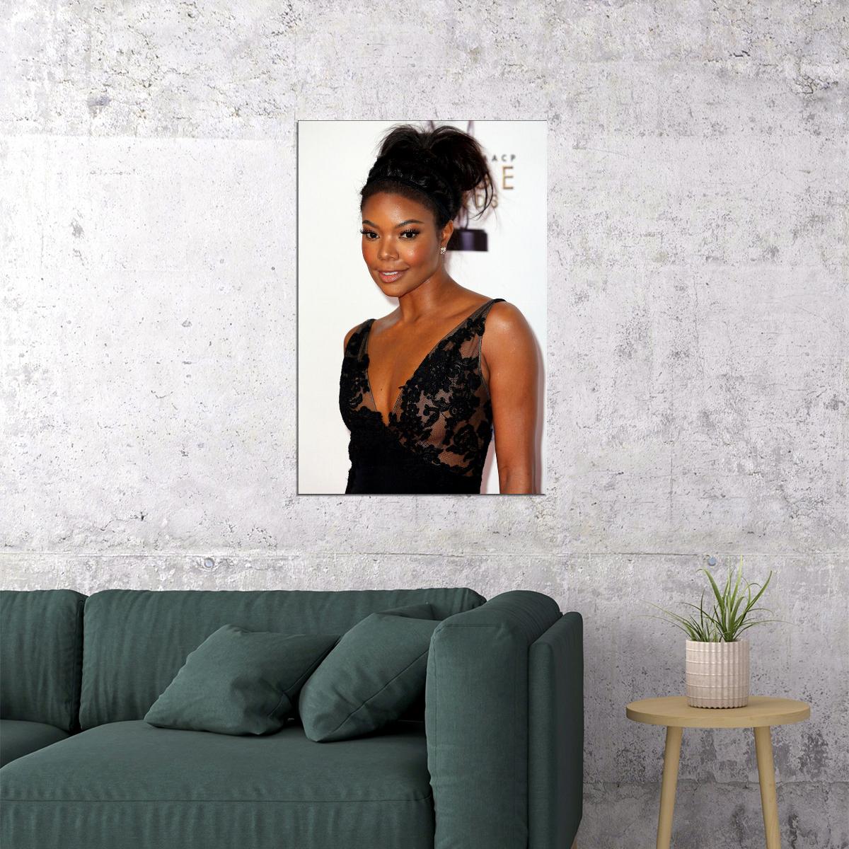Gabrielle Union Celebrity Rapper Actor Writer Poster Wall Art Print Home Wall Decor - xonomax