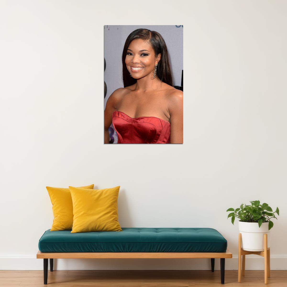 Gabrielle Union Celebrity Cinema Actor Idol Poster Wall Art Print Home Wall Decor - xonomax