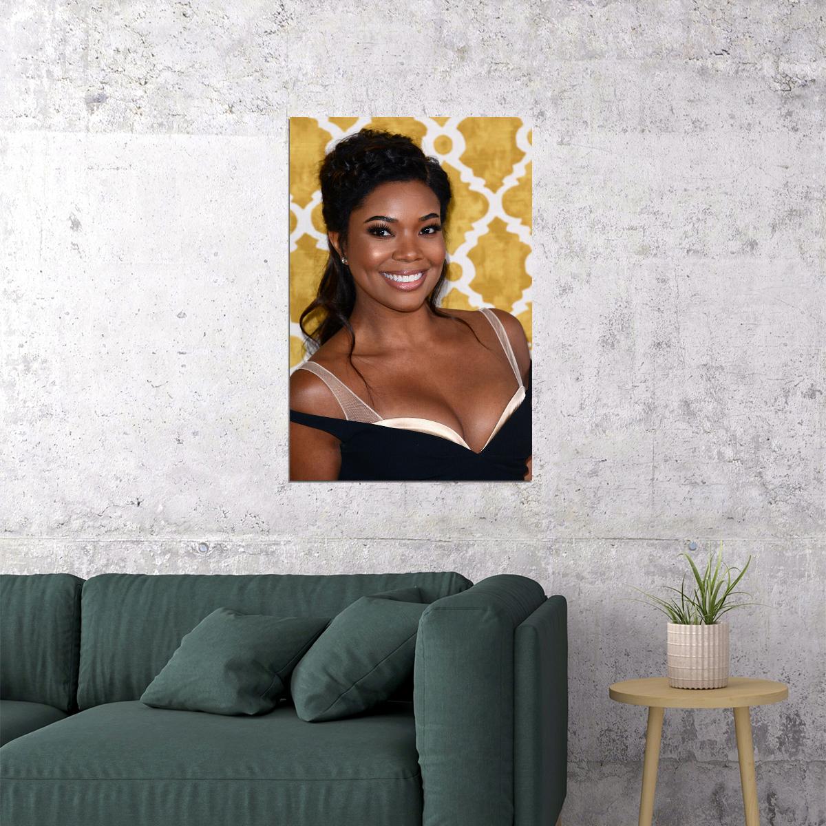 Gabrielle Union Celebrity Cinema Actress Idol Poster Wall Art Print Home Wall Decor - xonomax
