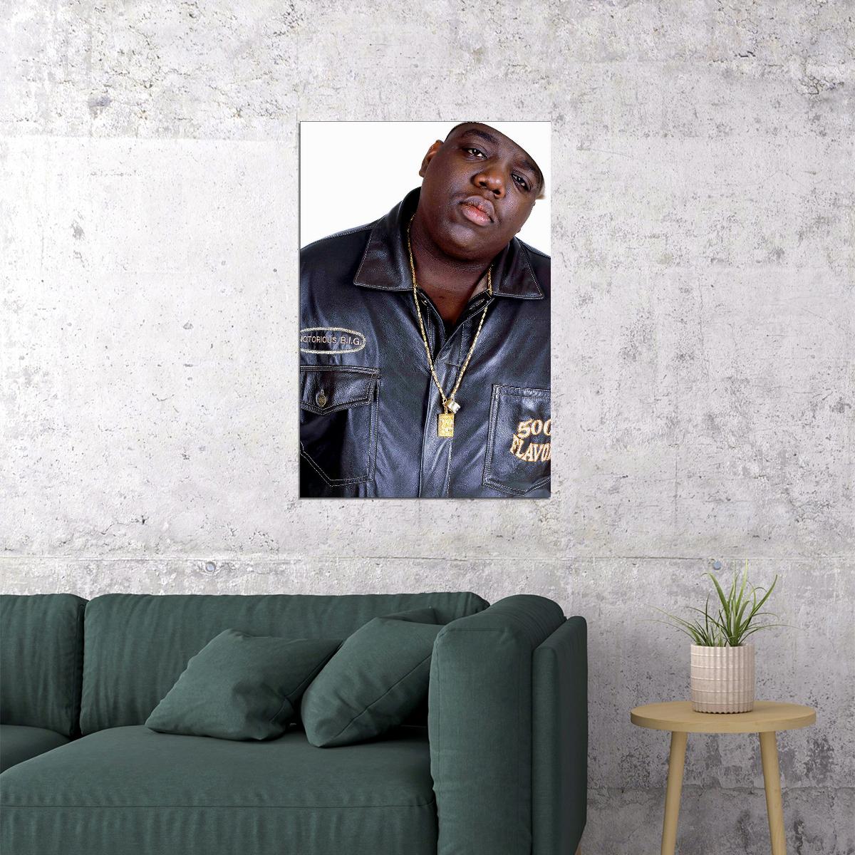 Biggie Smalls Big 80's 90's Singer Music Idol Poster Wall Art Print Home Wall Decor - xonomax
