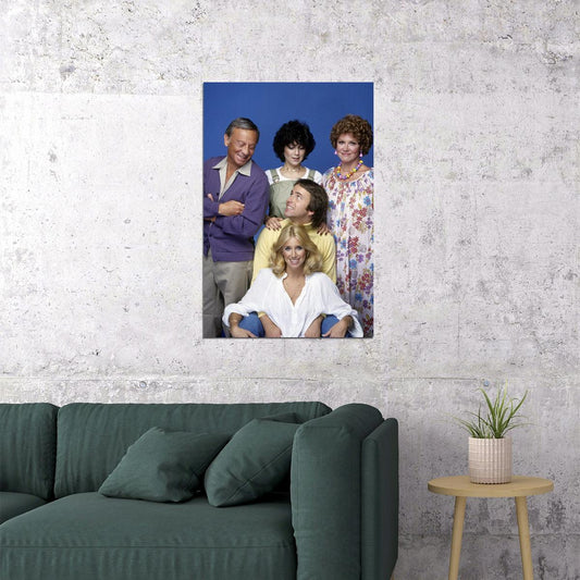 Thress Company 80's 90's Sitcom Tv Series Poster Wall Art Print Home Wall Decor - xonomax