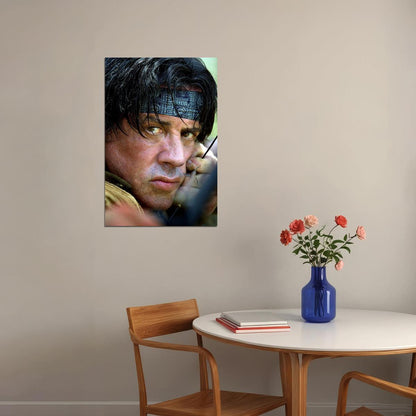 Sylvester Stallone Rambo Action War Movie Poster Wall Art Print Home Wall Decor - xonomax