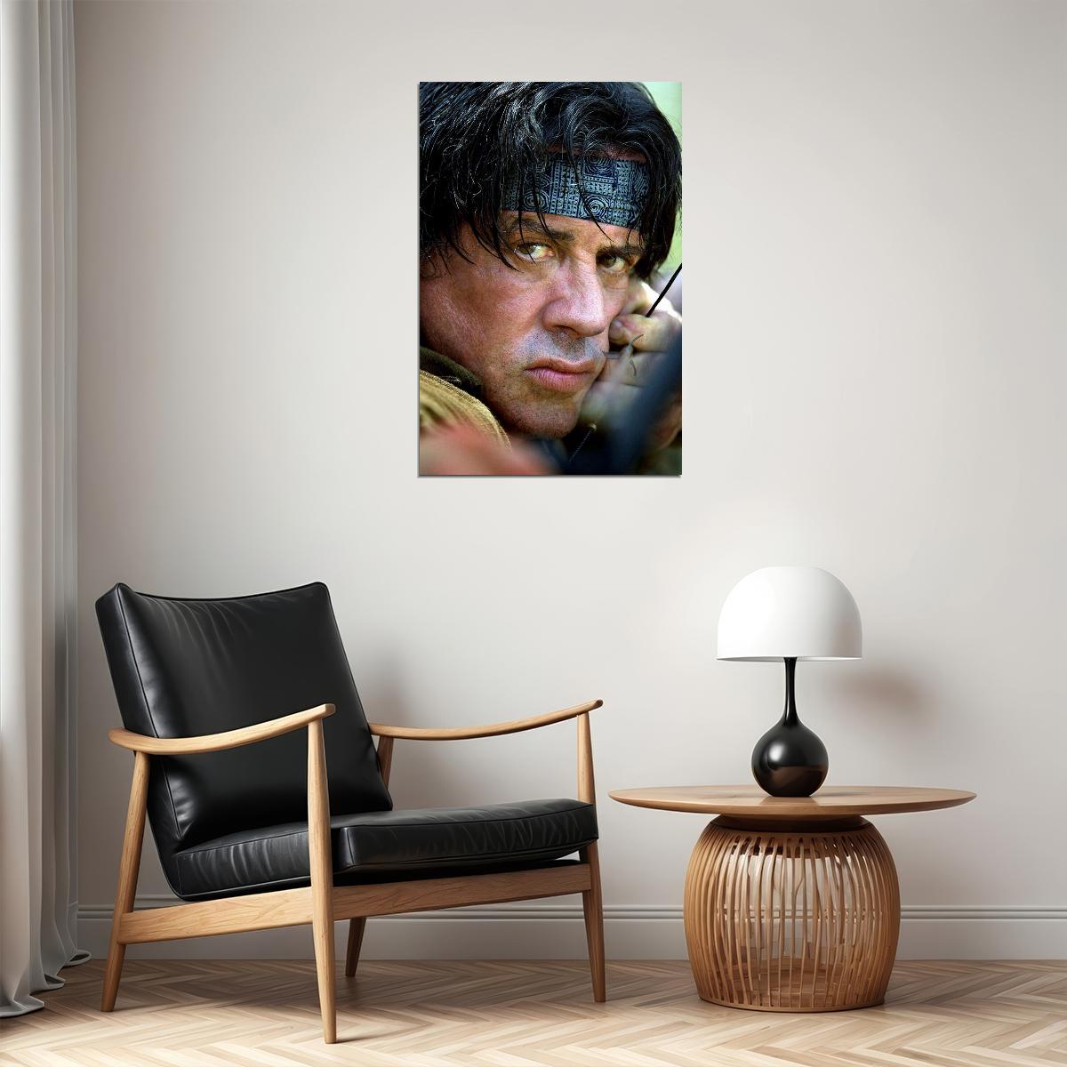 Sylvester Stallone Rambo Action War Movie Poster Wall Art Print Home Wall Decor - xonomax
