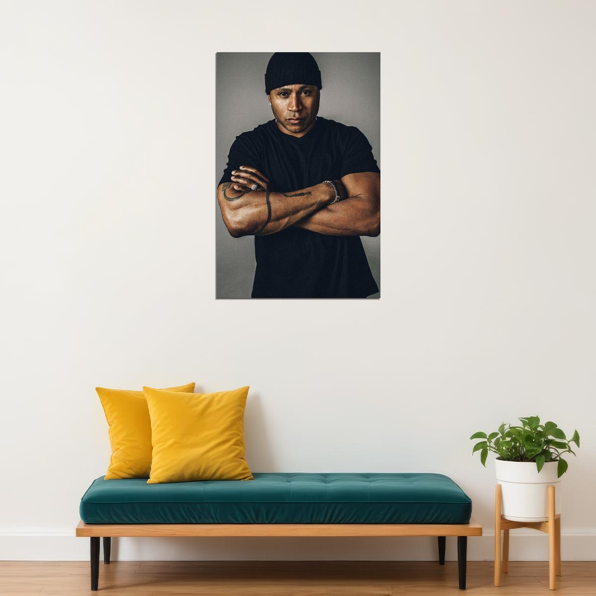 Ll Cool J 80's 90's Actress Music Rapper Star Poster Wall Art Print Home Wall Decor - xonomax